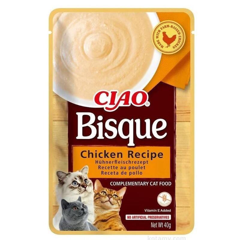 Inaba Ciao Gesta Sopa Con Pollo 40g