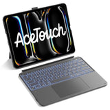 Inateck Keyboard Ace Touch Ipad 13" Compatible Qwertz Gray