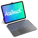 Inateck Keyboard Ace Touch Ipad 13" Compatible Qwertz Gris