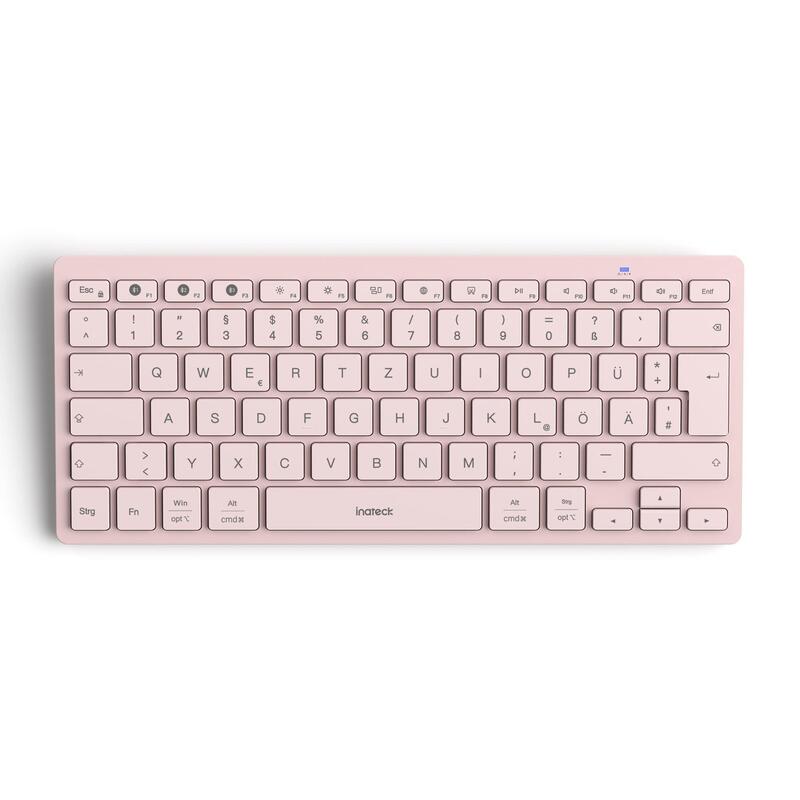 Inateck Keyboard Bt Qwertz Rosa