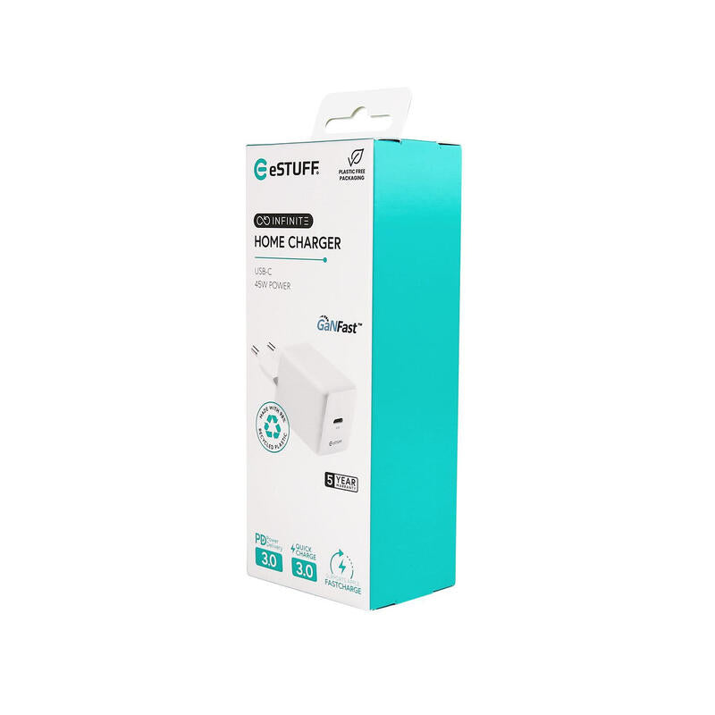 Infinite (Grs) Usb-C Charger  Eu Pd 45w Gan. 1 X Usb-C.