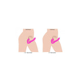 Vibrador Doble Funcioninflatable  Inflable Control Remoto Rosa