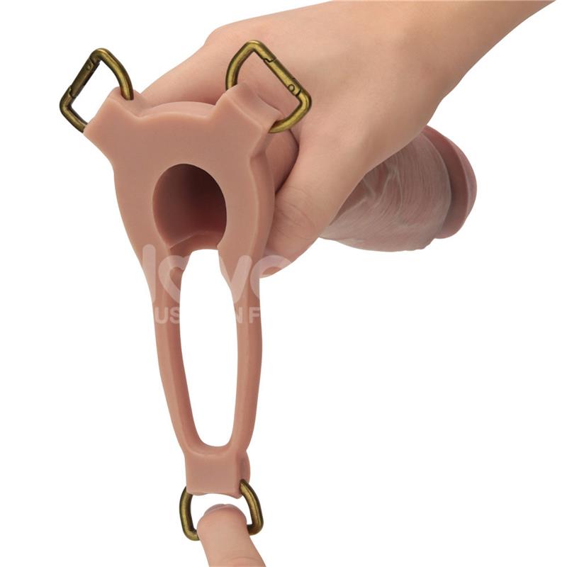 Ingen Arnés Ajustabe Con Dildo Hueco 9 Enhanced Set Xs/S/M