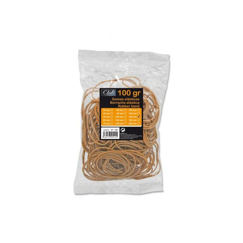 Ingraf Gomas Elasticas De Alta Calidad - 70% Caucho - Gran Resistencia Y Elasticidad - Marrón