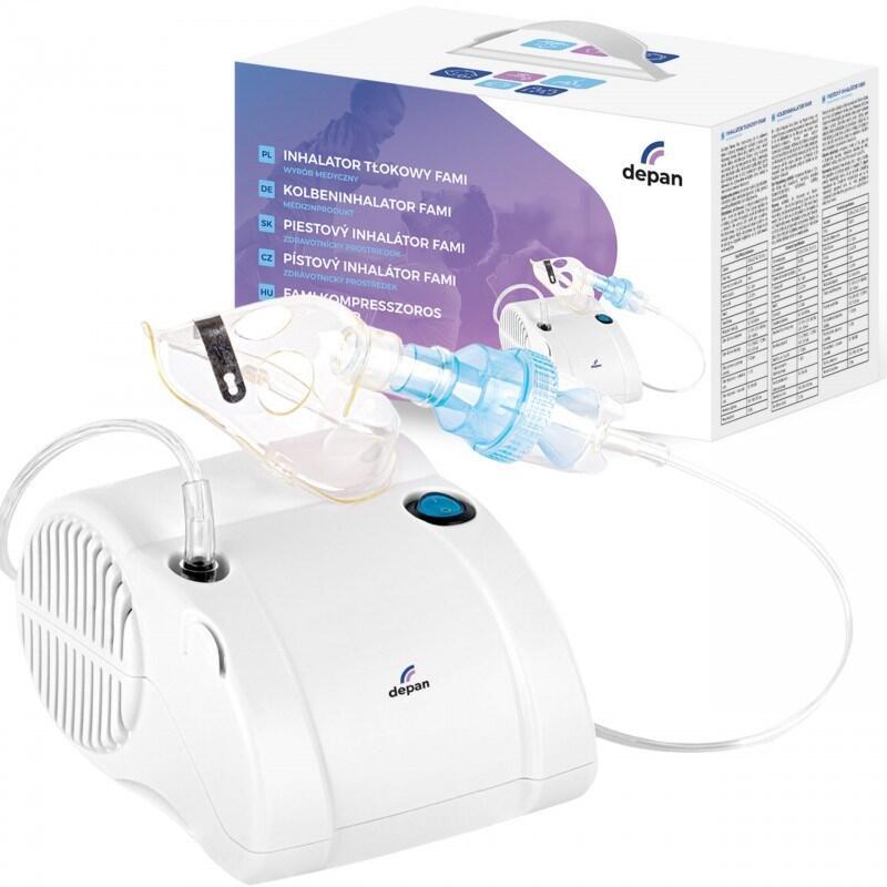 Inhalador De Pistón Silencioso Con Dos Mascarillas