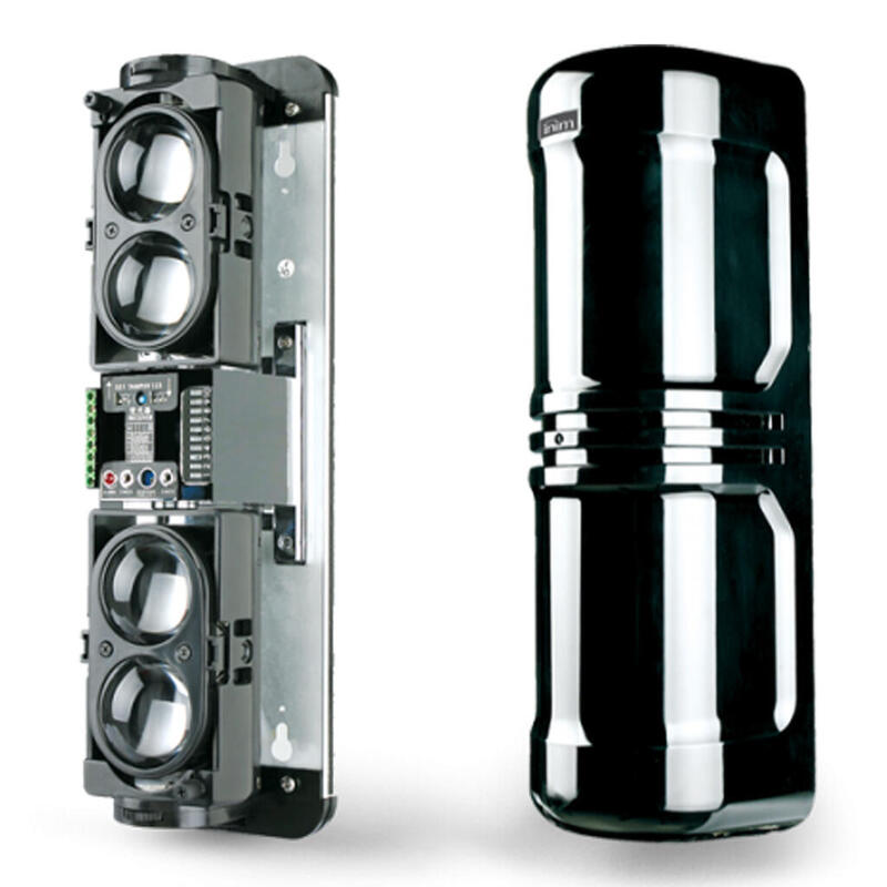 Inim Bdx-Q200 Barrera Óptica De Cuádruple Haz De 200 M