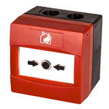 Inim Ec0012e Pulsador Exterior Analógico Rearmable Estanco Con Aislador Ip67