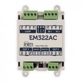 Inim Em322ac Módulo, 2 Entradas Y 2 Salidas De Relé @230 Vca