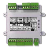 Inim Em344r Módulo De 4 Entradas (2 Configurables Como Zona Convencional) Y 4 Salidas De Relé, Con Aislador