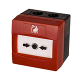 Inim Ic0012e Pulsador Manual Convencional Rearmable. Uso Exterior Ip67