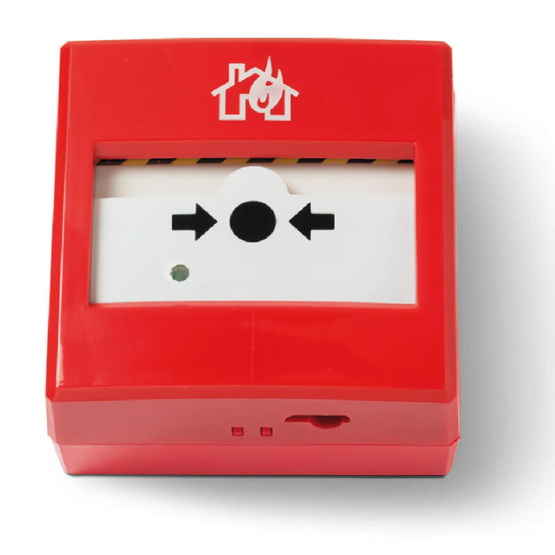 Inim Ic0021 Pulsador Convencional Rearmable Con Tapa Y Base Baja