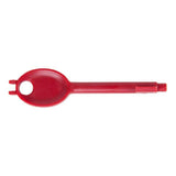 Inim Kcp0020 Llave Para Pulsadores De Alarma Ec0020, Ec0021, Ic0020 Y Ic0021 (Paquete De 10 Uds)