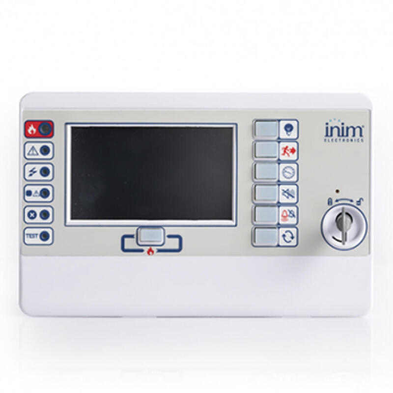 Inim Previdia-C-Repw Panel Repetidor Con Display Táctil Gráfico De 4,3" Con Módulo Ip