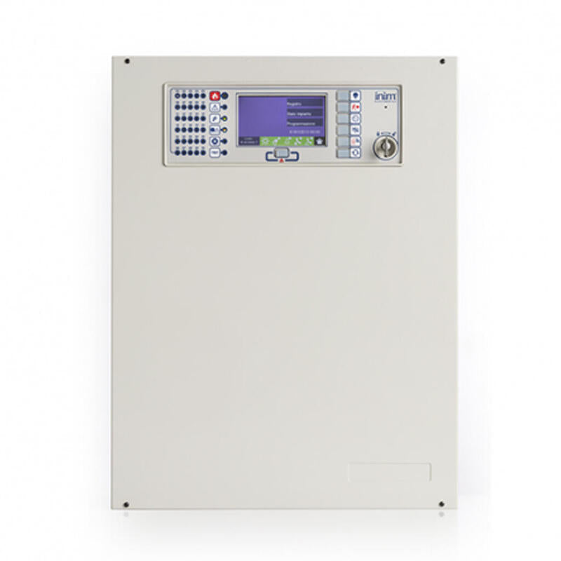 Inim Previdia-C200lg Central Analógica De 2 Lazos No Ampliable De 240 Puntos. Caja Grande Con Alimentador De 4a Y Baterías De 17ah. Color Gris