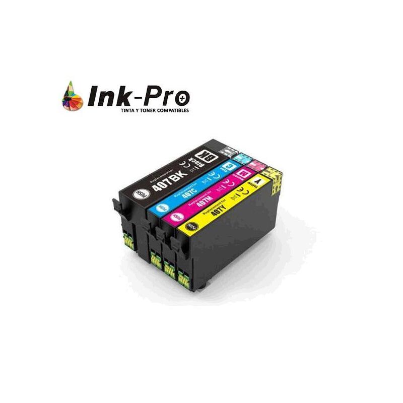 Inkjet Inpro Epson E407xl Negro 2.600 Pag. Premium