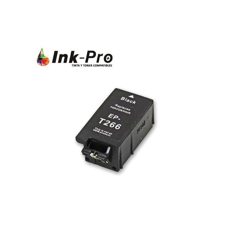 Inkjet Inpro Epson T266 Negro 250 Pag Premium