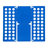 Innovagoods Doblador De Ropa - Polipropileno - Plegable - Uso Sencillo - Compacto - 24x59x1cm - Azul