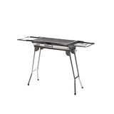 Barbacoa Innovagoods Exelq  Portatil De Acero Inoxidable - Plegable - Parrilla Extraible De 57x29cm - Asas De Transporte
