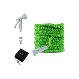 Innovagoods Hoxtend Manguera De Jardin Extensible 30m - Presion Hasta 8bar - Incluye Accesorios - Verde Y Gris