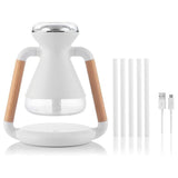 Innovagoods Misvolt Humidificador Difusor De Aromas 3 En 1 - Cargador Inalambrico - Deposito De 230ml - Silencioso -
