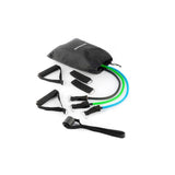 Innovagoods Tribainer Set De 3 Bandas De Resistencia Con Accesorios - Resistencia Ajustable - Guia De Ejercicios -