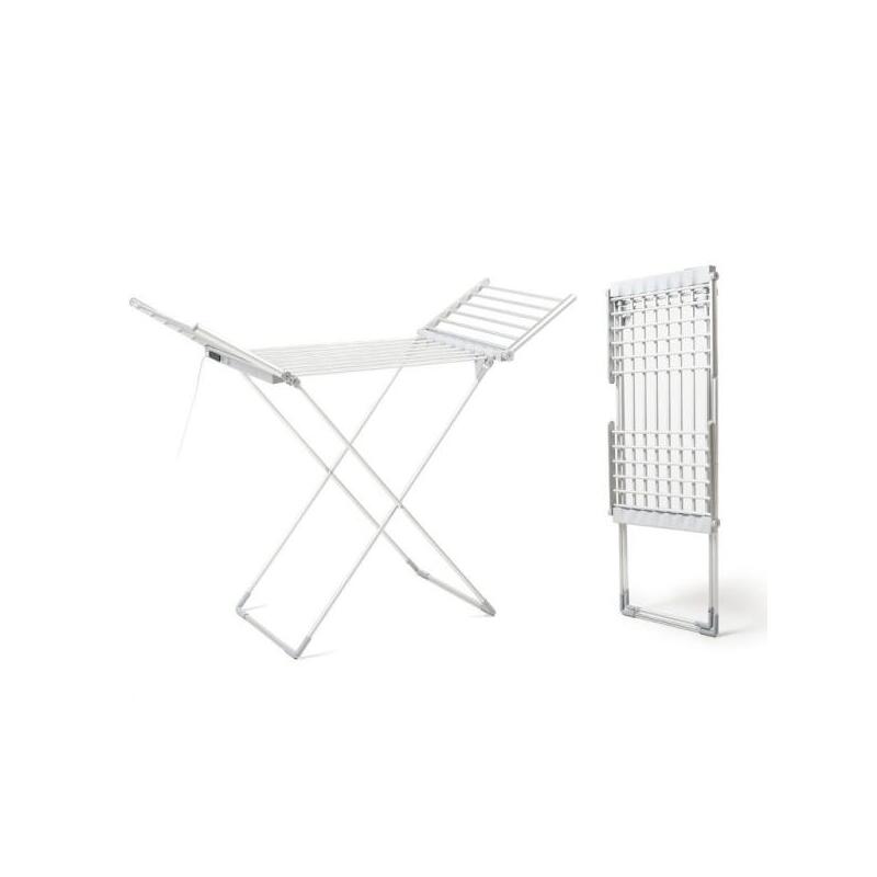 Innovagoods Warmmat Tendedero Electrico Con Alas - 230w - 20 Barras - Soporta 15kg - Pantalla Tactil - Temperatura