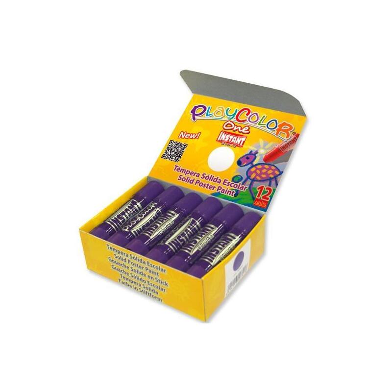 Instant Témperas Sólidas Basic One Barra 10gr Caja 12u Lila