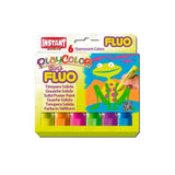 Instant Témperas Sólidas One Fluo En Barra Estuche De 6 C/Surtidos Fluorescentes