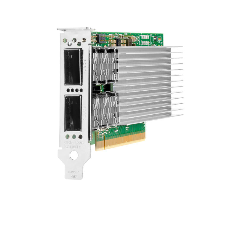 Intel E810-Cqda2 Adaptador De Red Pcie 4.0 X16 100 Gigabit Qsfp28 X 2 Para Edgeline E920 Proliant Dl325 Gen10 Dl345 Gen10 Dl360 Gen10 Dl380 Gen10 Dl385 Gen10