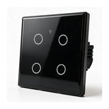 Inteligentny Táctil 4-Kanalowy Interruptor Interruptor Luz Wi-Fi Timer