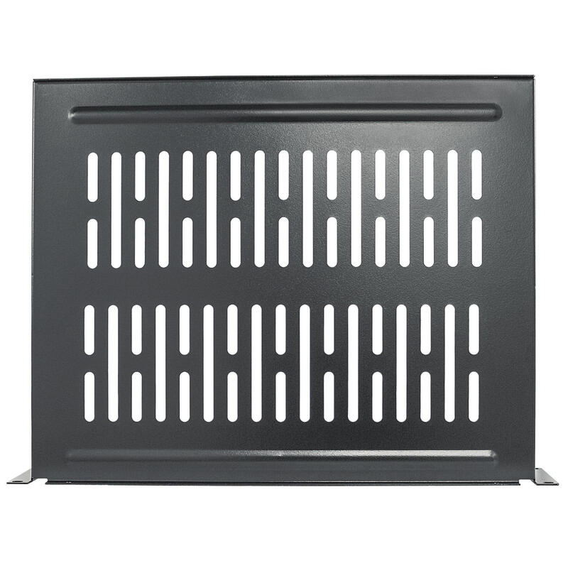 Intellinet 710954, Bandeja Metálico Para Rack, Negro, 15 Kg, 2u, 48,3 Cm (19"), 482 Mm