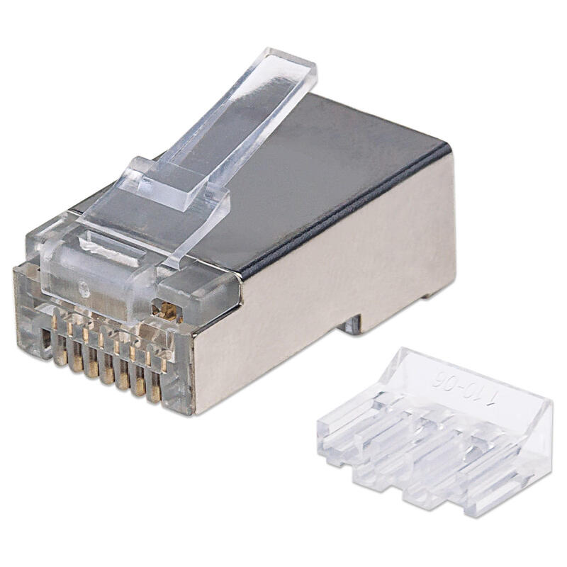 Intellinet 790680 Conector Rj-45 Gris