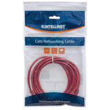 Intellinet Cat5e Utp, 3m Cable De Red Rojo U/Utp (Utp)
