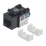 Intellinet Cat6 Keystone Jack Utp Negro Punch-Down