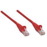 Cable De Red Rj45 U Utp Cat6 1.00m Protector De Pestaña Rojo