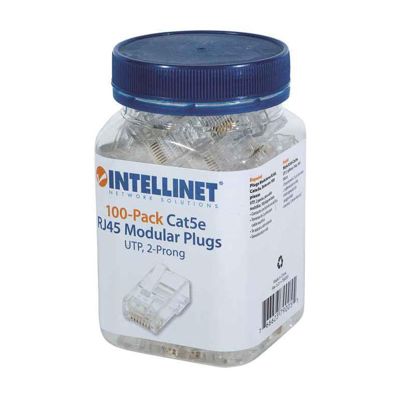 Intellinet Conector Rj45 Utp Categoria 5e 100 Uds 790055