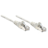 Intellinet Patchkabel Rj45 Sf/Utp Cat5e 20m Hebelschutz Grau