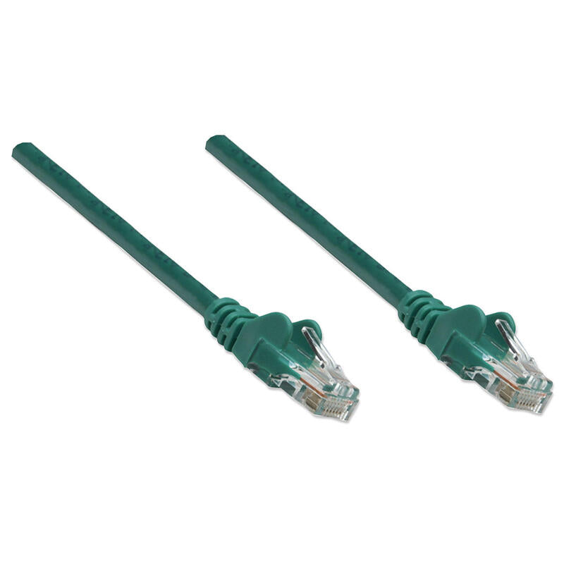 Intellinet Rj-45 M/M, 2m Cable De Red Verde Cat5e U/Utp [Utp]