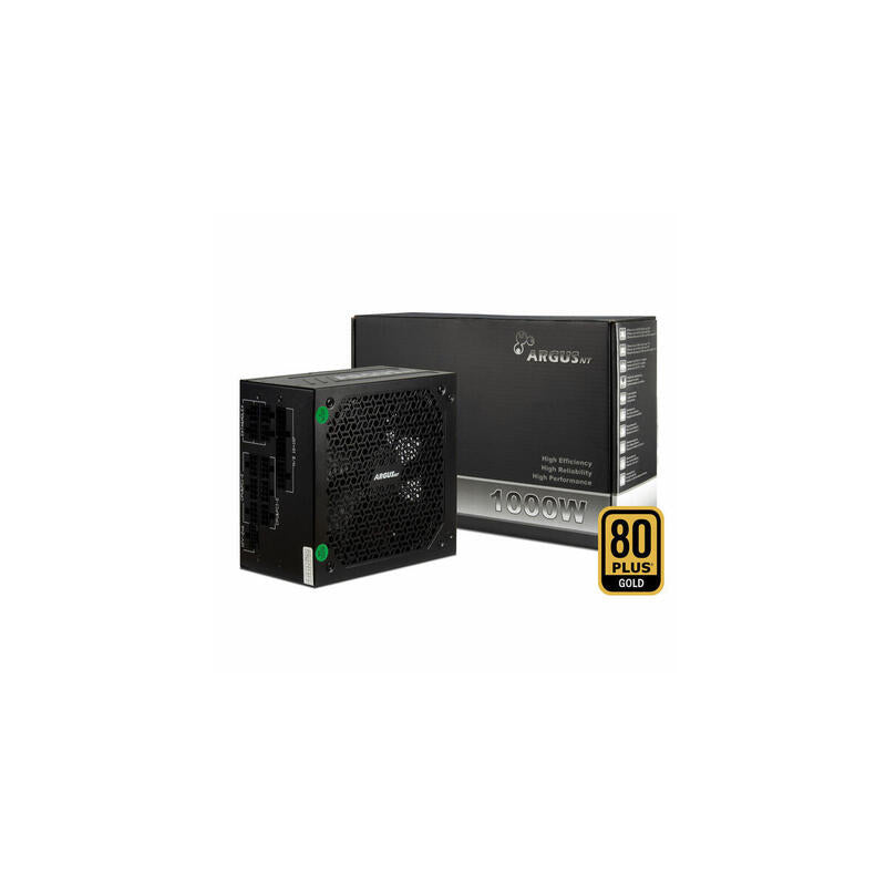 Fuente De Alimentación Inter-Tech Ha-1000ba4  Negra, 1x Gpu De Alta Potencia De 12 Pines, 3x Pcie, Gestión De Cables, 1000 Vatios 88882235