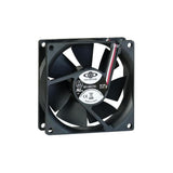 Inter-Tech Ventilador 80mm Bulk 80x80x25mm, Negro