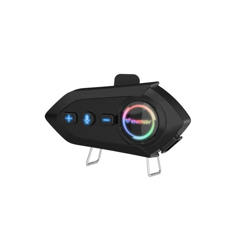 Intercomunicador Moto Bluetooth Energy Sistem Intercom Ride Bt 5.4 Ipx6 25h Dark