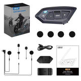 Intercomunicador Para Moto Ejeas Ms20 Bluetooth Negro