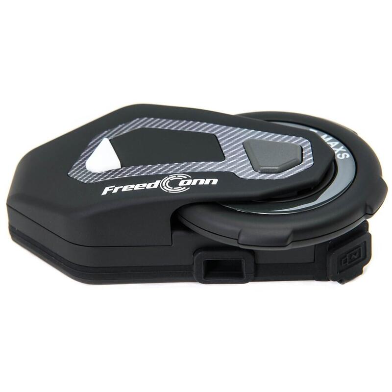 Intercomunicador Para Moto Freedconn T-Max S V4 Pro Single Negro