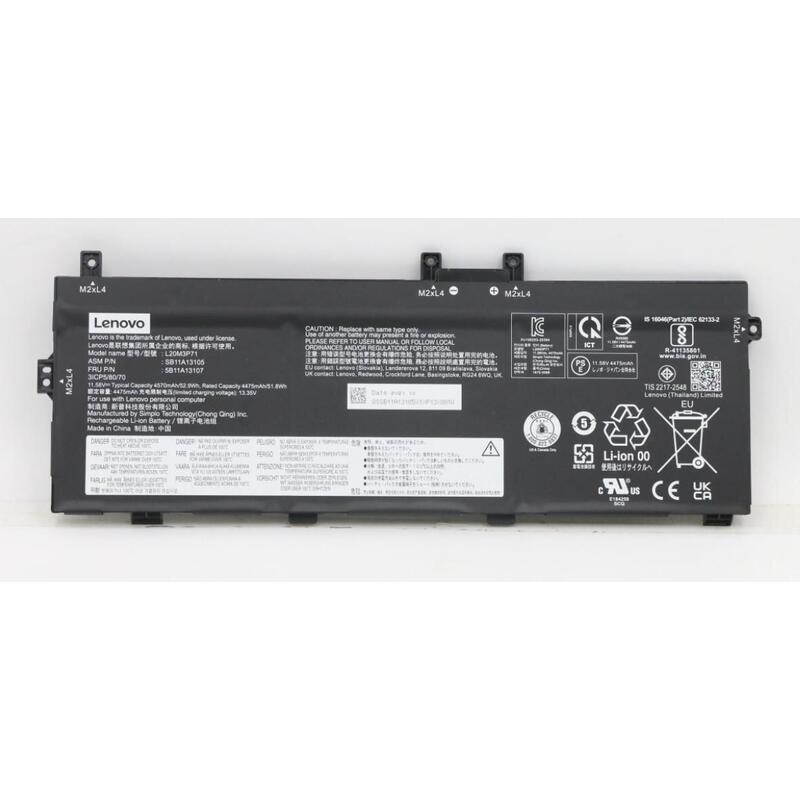 Internal Laptop Battery  52.9wh For Lenovo Thinkpad