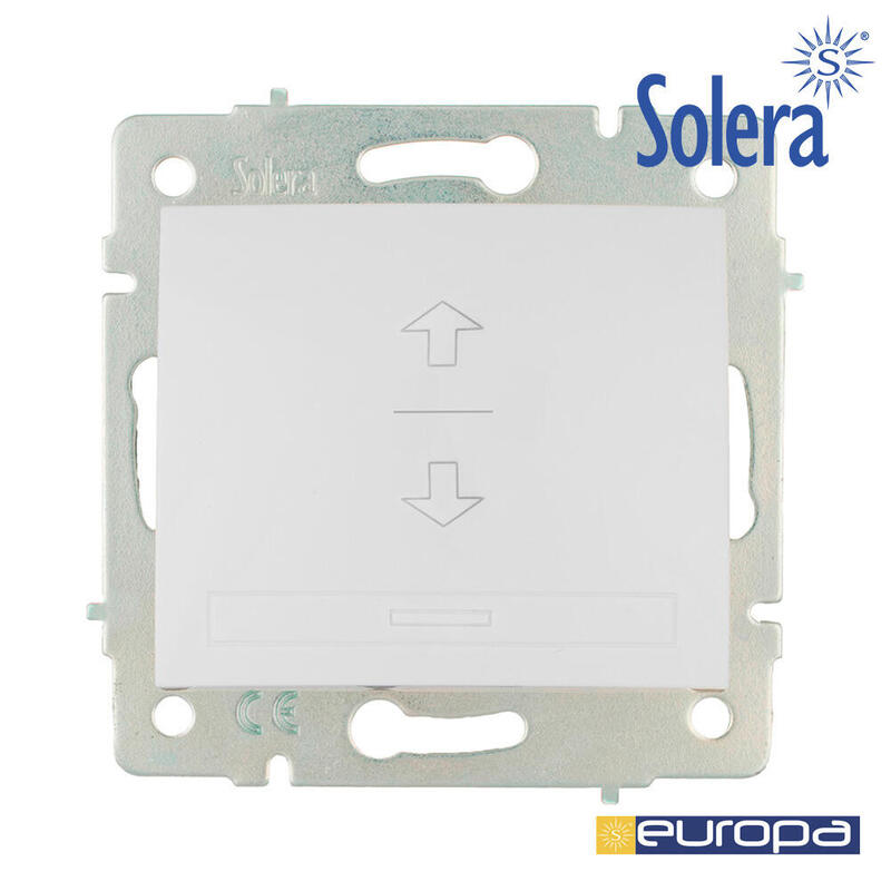 Interruptor De Persiana 10a 250v Blanco S.Europa Solera Erp21