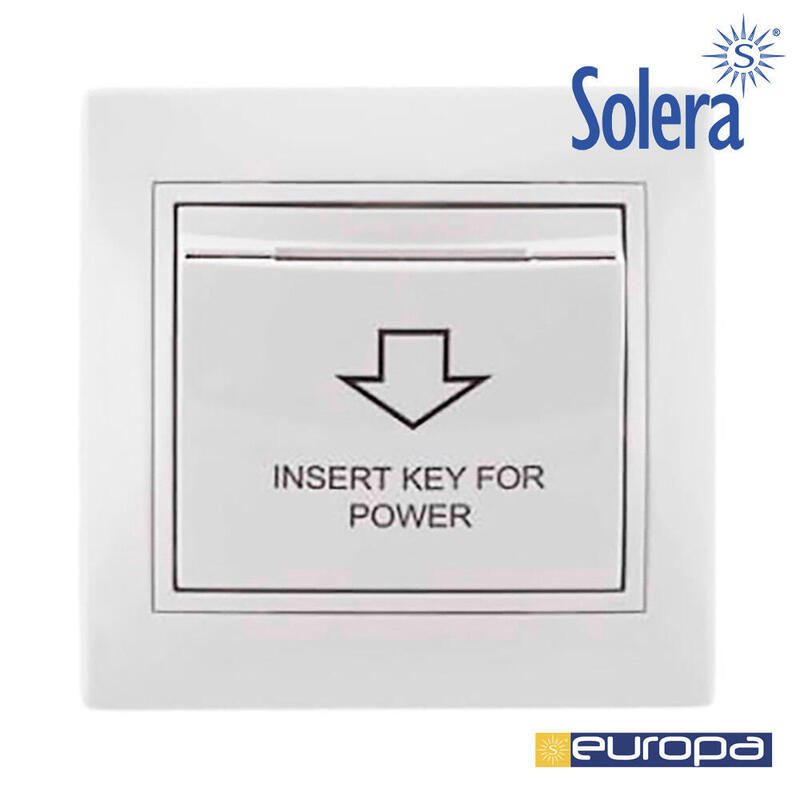 Interruptor De Tarjeta 10a 250v S.Europa Solera Erp01tu
