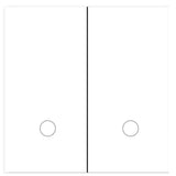 Interruptor Inteligente  Zemismart K6 Zigbee Doble Blanco