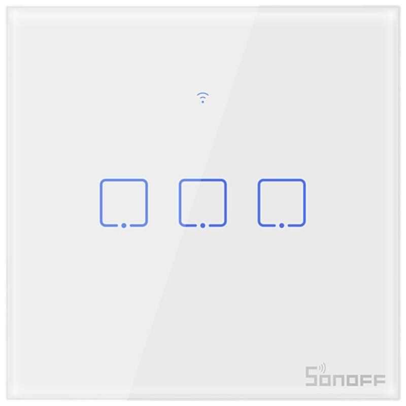 Interruptor Táctil Sonoff T1 3c Wifi
