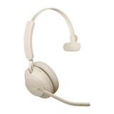Jabra Evolve2 65 Uc Stereo - Auricular - En Oreja - Bluetooth - Inalmbrico - Usb-A - Aislamiento De Ruido - Beige