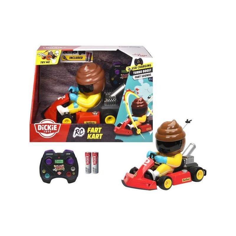 Jada Toys Fart Kart Rc Rojo/Amarillo 251106018